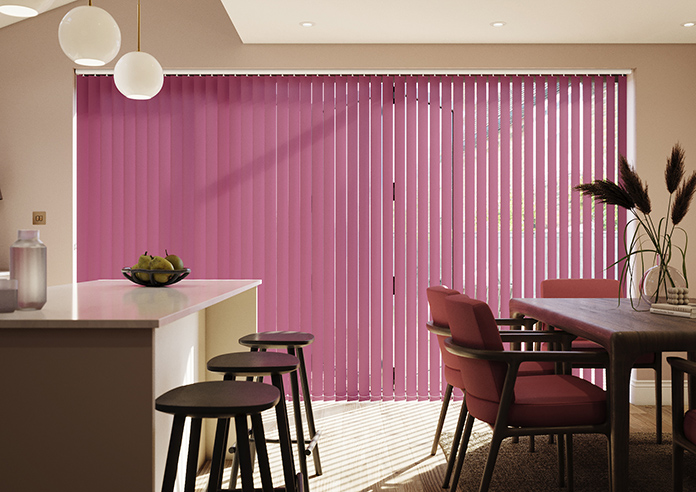 Roma, Cerise Pink - Vertical Blind - Image 3